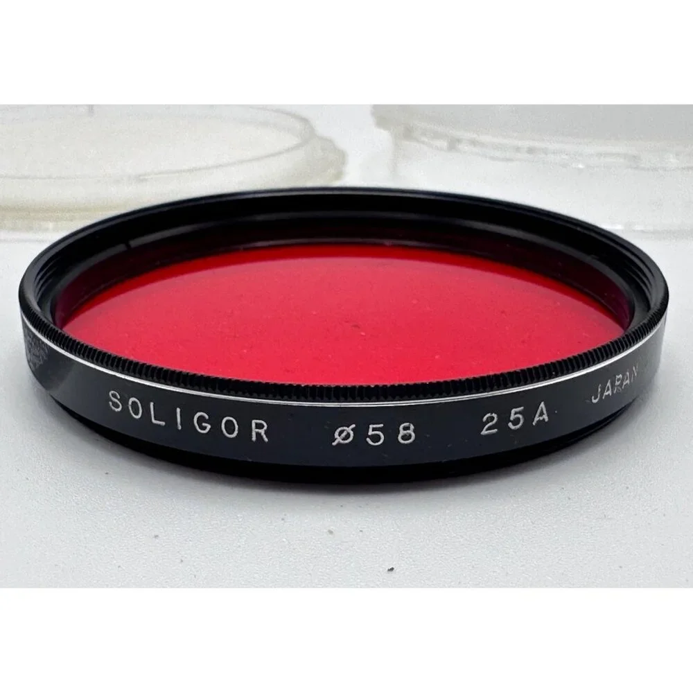 Soligor 58mm Red (25A) Camera Lens Filter Japan Bold Contrast Effects